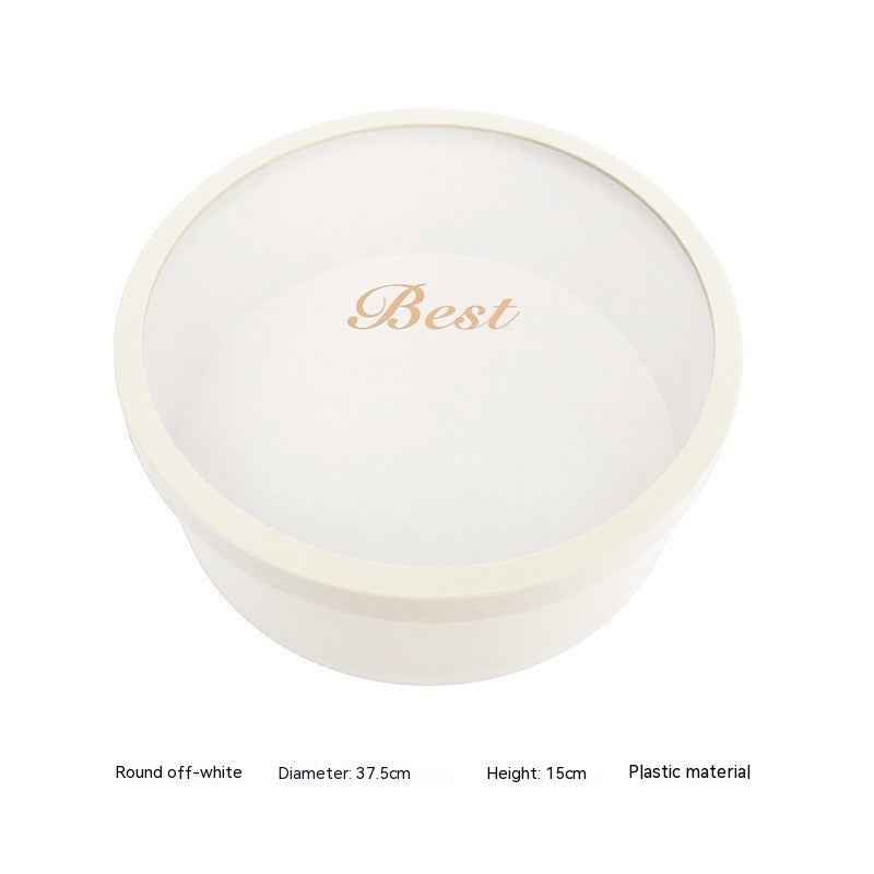 Heart-Shaped Round Christmas Gift Fruit Flower Box