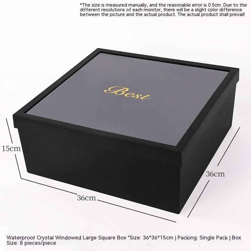 Heart-Shaped Round Christmas Gift Fruit Flower Box