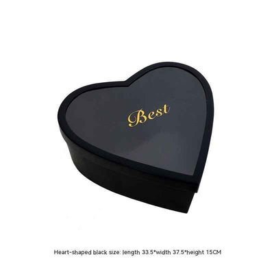 Heart-Shaped Round Christmas Gift Fruit Flower Box
