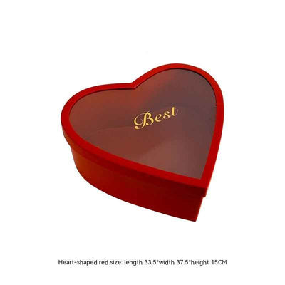 Heart-Shaped Round Christmas Gift Fruit Flower Box