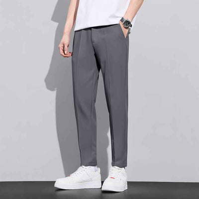 Men's Ankle Tied Pants Versatile Hong Kong Trend Men's Pants