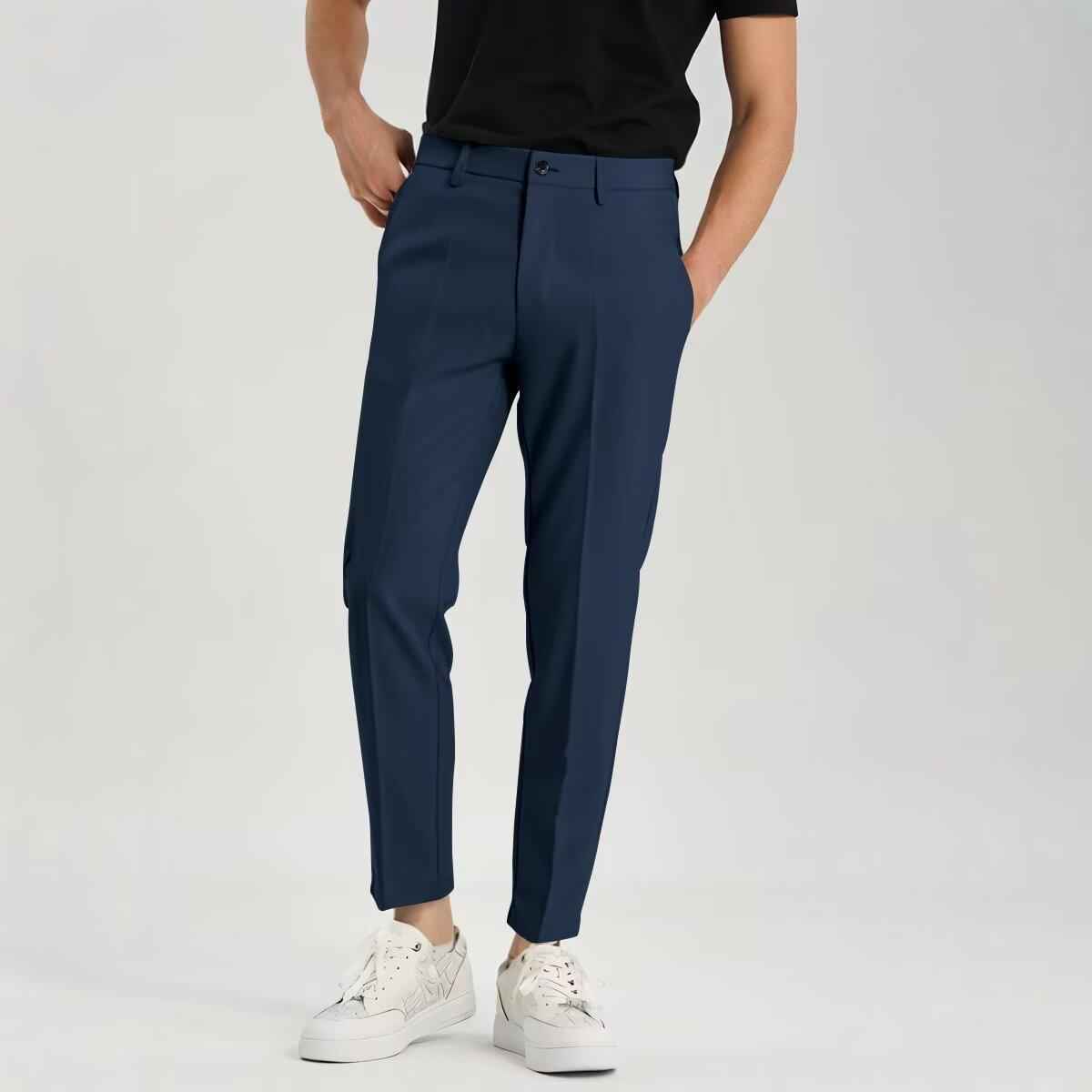 Men's Ankle Tied Pants Versatile Hong Kong Trend Men's Pants