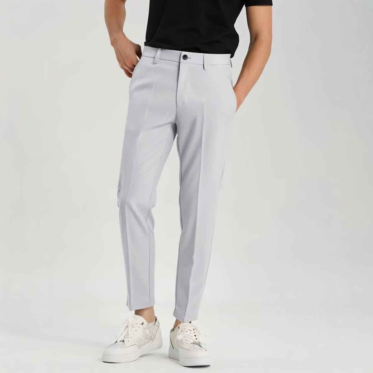 Men's Ankle Tied Pants Versatile Hong Kong Trend Men's Pants