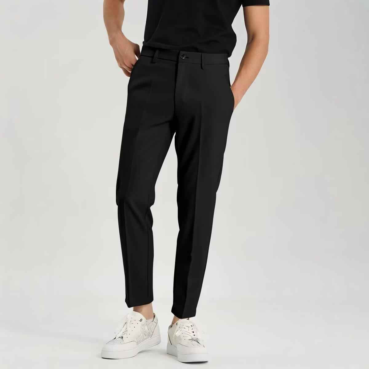 Men's Ankle Tied Pants Versatile Hong Kong Trend Men's Pants