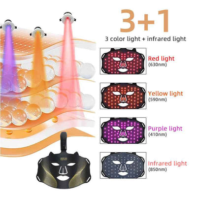 Red Blu-ray Silicone Beauty Apparatus Home Face