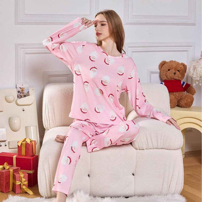 Cartoon Two Piece Set Suit Milk Silk Homewear
