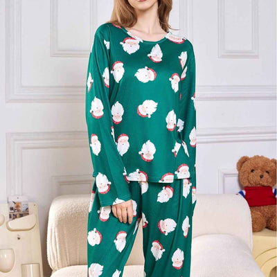 Cartoon Two Piece Set Suit Milk Silk Homewear