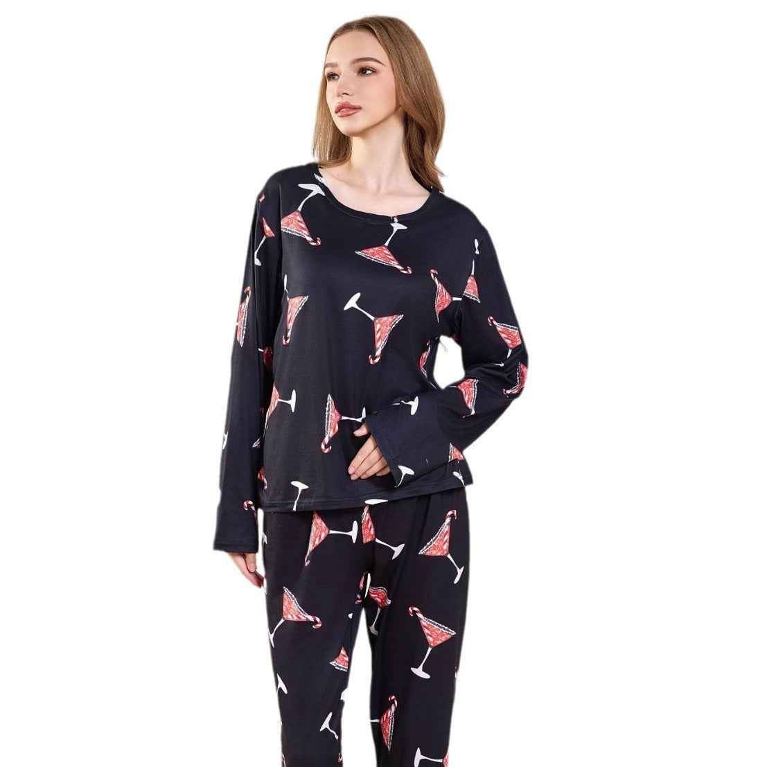 Cartoon Two Piece Set Suit Milk Silk Homewear