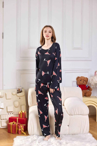 Cartoon Two Piece Set Suit Milk Silk Homewear