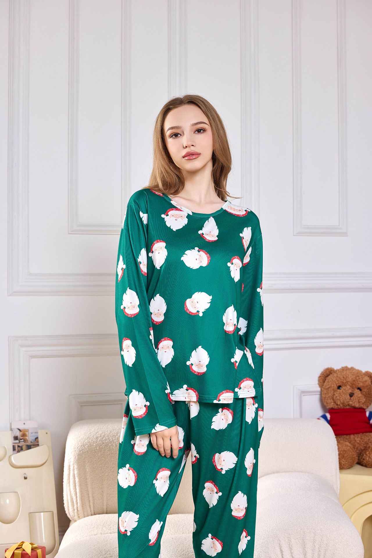 Cartoon Two Piece Set Suit Milk Silk Homewear