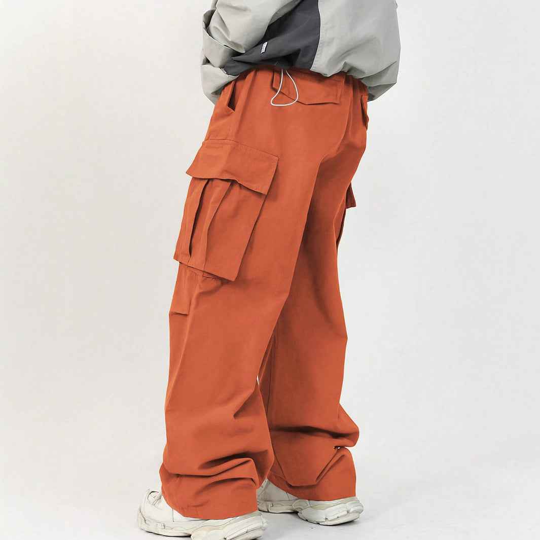 Casual Loose Three-dimensional Pocket Fried Street Overalls