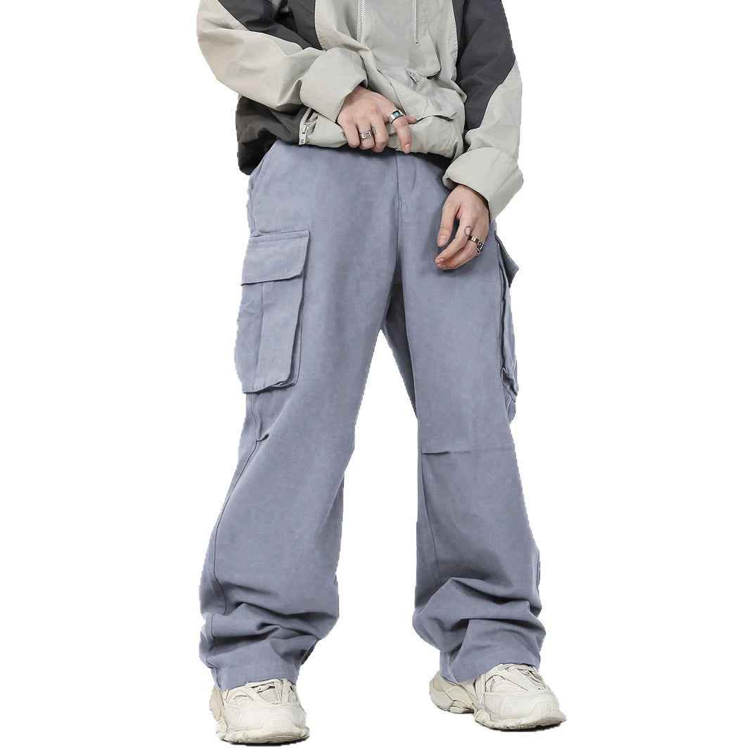 Casual Loose Three-dimensional Pocket Fried Street Overalls