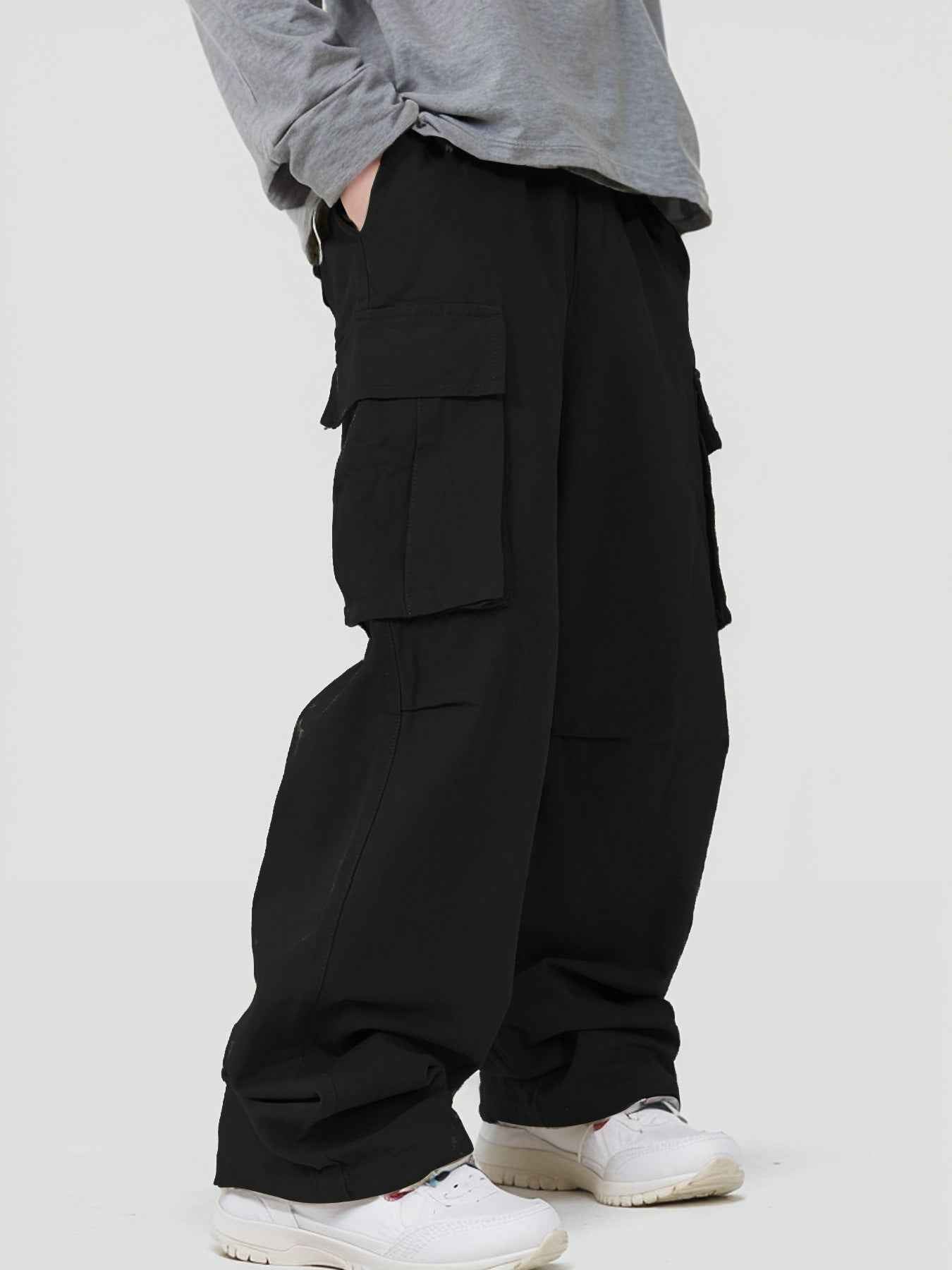 Casual Loose Three-dimensional Pocket Fried Street Overalls