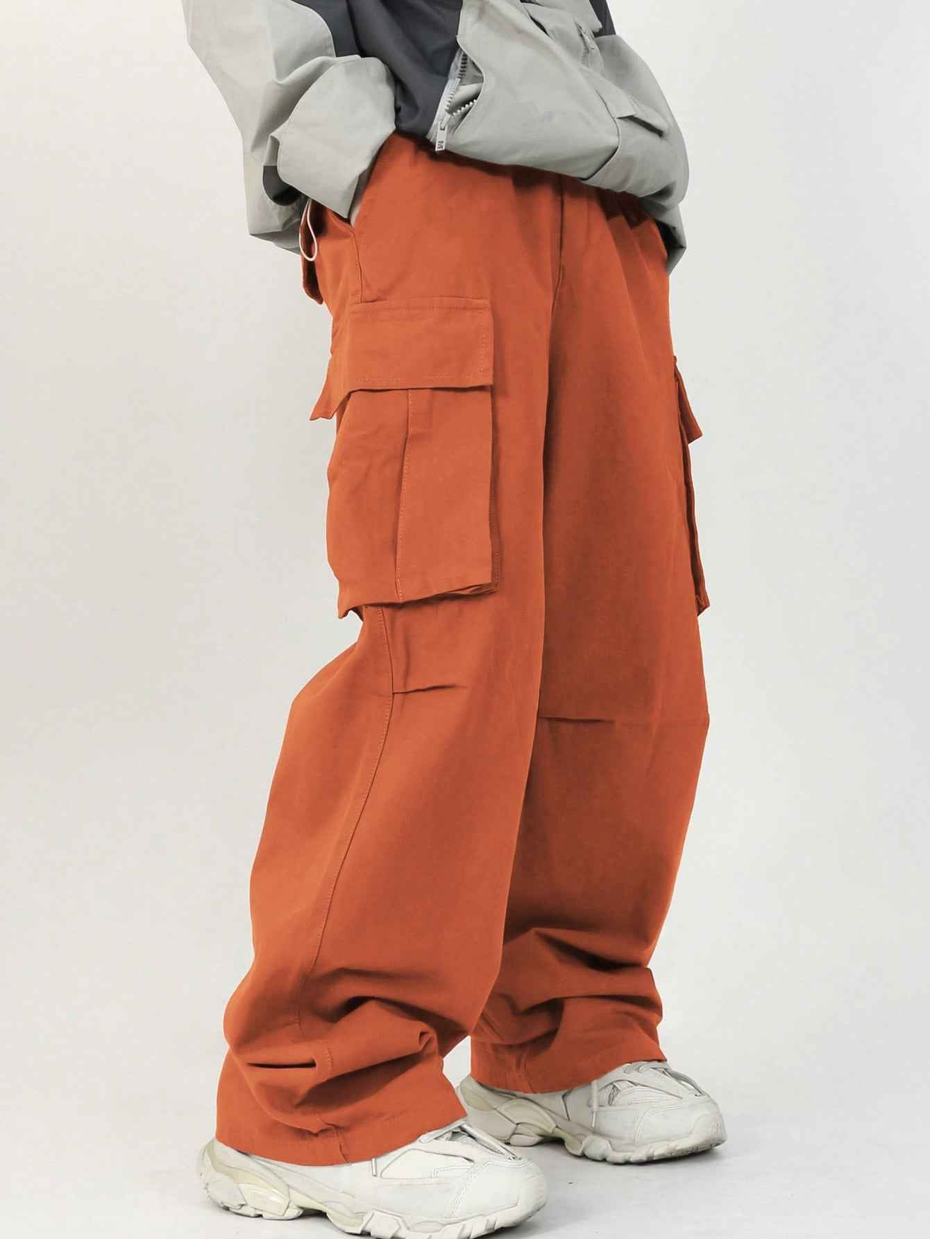 Casual Loose Three-dimensional Pocket Fried Street Overalls