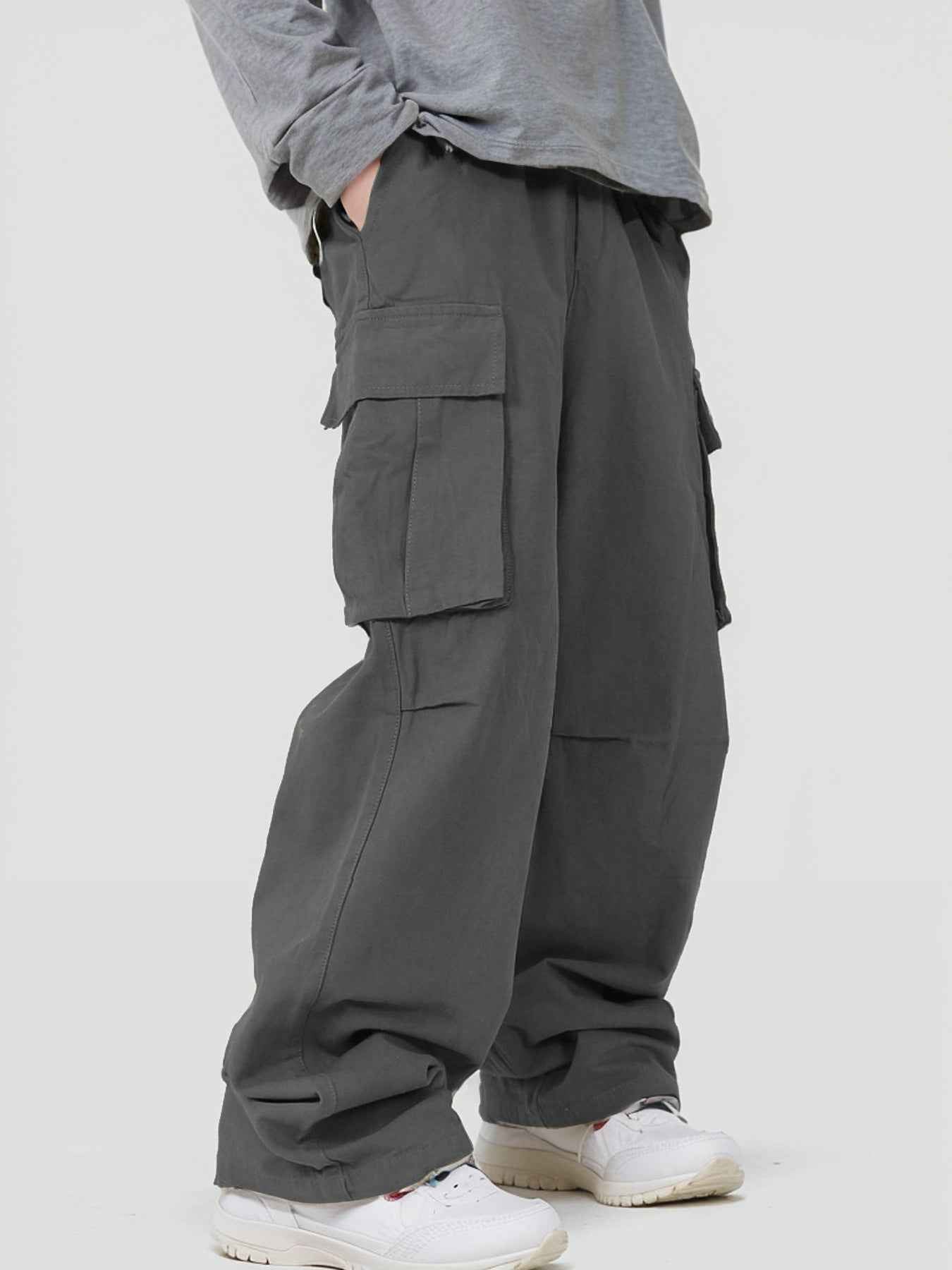 Casual Loose Three-dimensional Pocket Fried Street Overalls