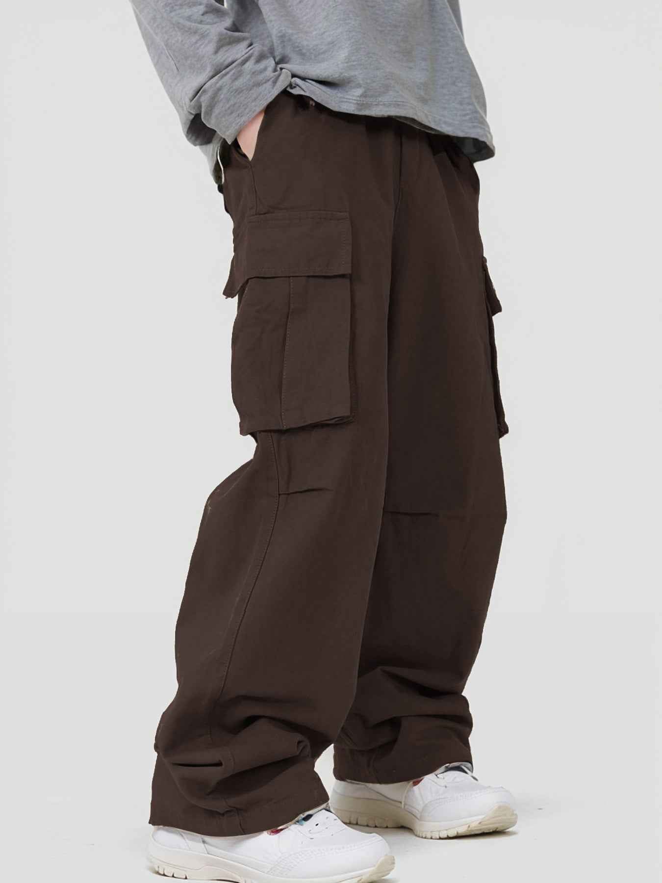 Casual Loose Three-dimensional Pocket Fried Street Overalls