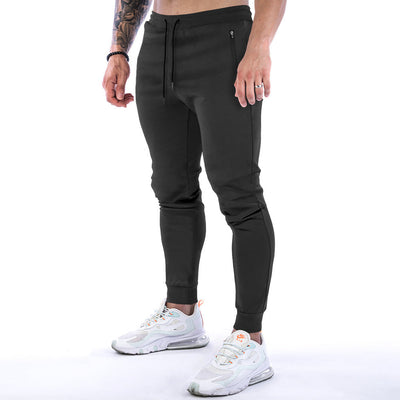 European And American Sports Trousers Men's Solid Color Fitness SHOPPORA