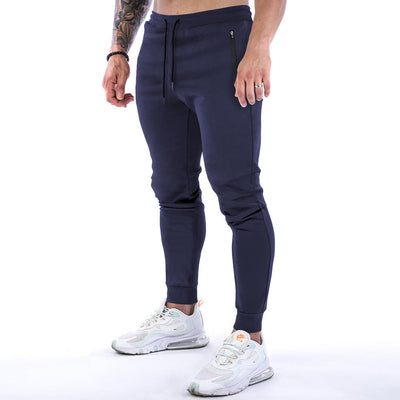 European And American Sports Trousers Men's Solid Color Fitness SHOPPORA