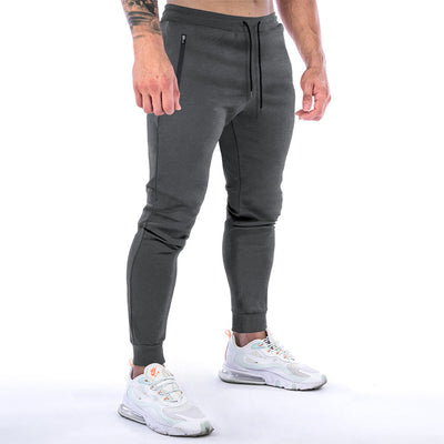 European And American Sports Trousers Men's Solid Color Fitness SHOPPORA