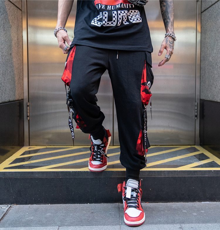 Hiphop webbing harem trousers SHOPPORA
