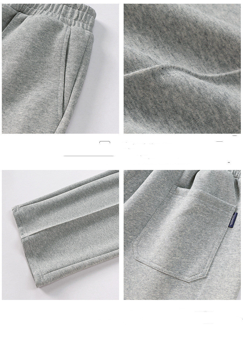 Individual Pleat Stitching Loose Tide Brand Wide-leg Straight Pants SHOPPORA