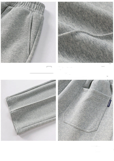 Individual Pleat Stitching Loose Tide Brand Wide-leg Straight Pants SHOPPORA