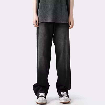 National Fashion Retro Worn Looking Washed-out Jeans