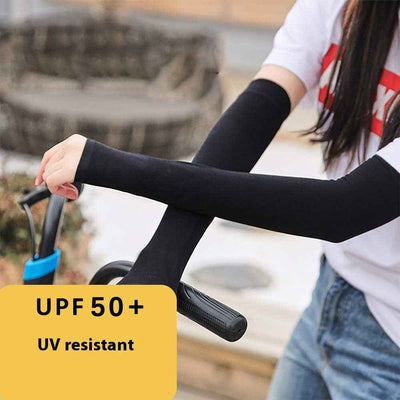 Outdoor Sun Protection Fleece-lined Quick-drying Icy Oversleeves