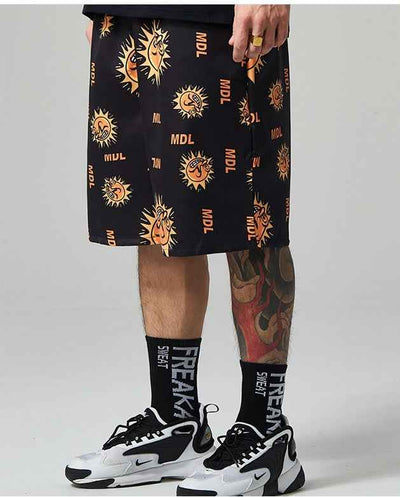 Printed Loose Casual Sports Men'S Beach Pants