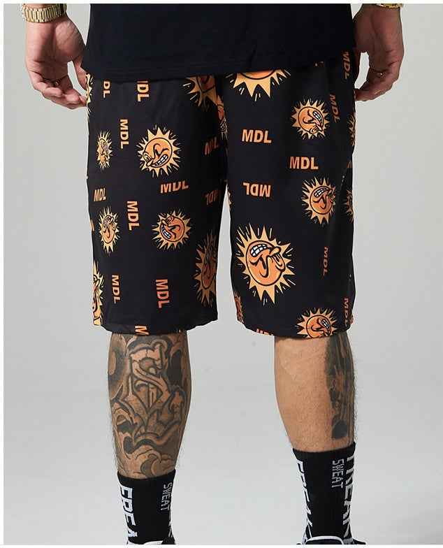Printed Loose Casual Sports Men'S Beach Pants