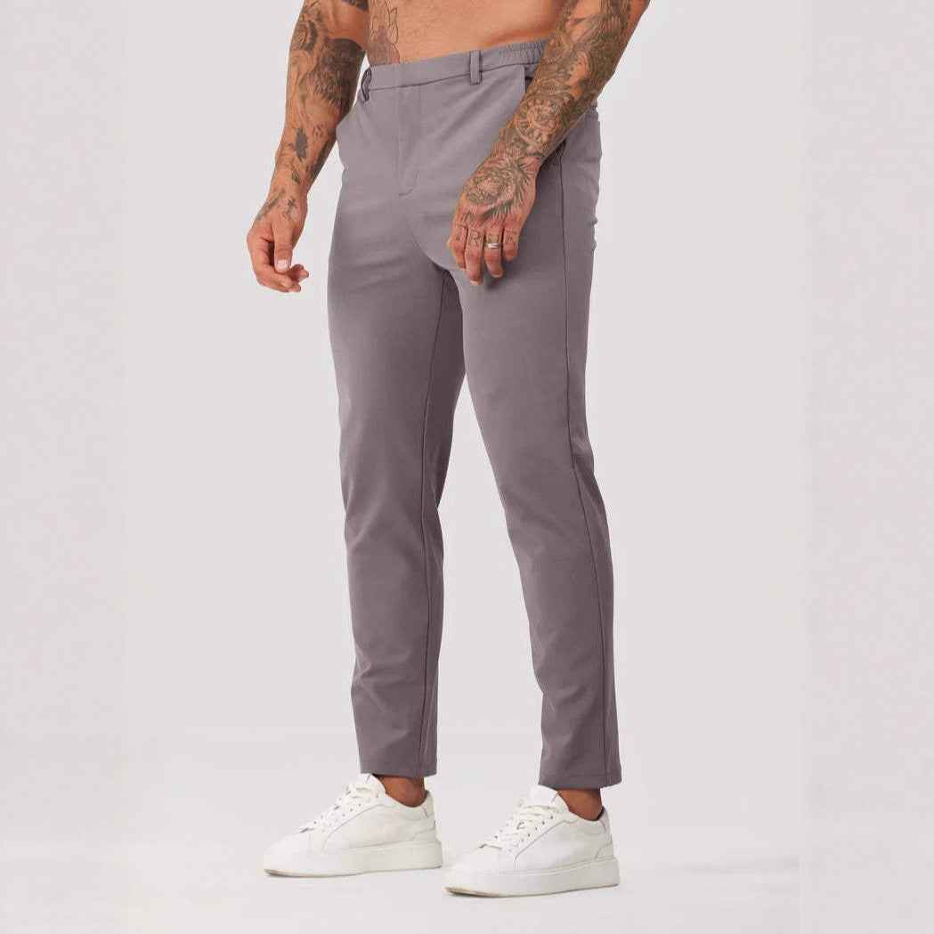 Solid Color Casual Men's Suit Pants Business All-match Trousers
