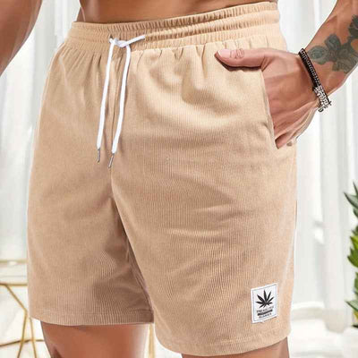 Summer Drawstring Leisure Shorts European Size Men's Sports Pants