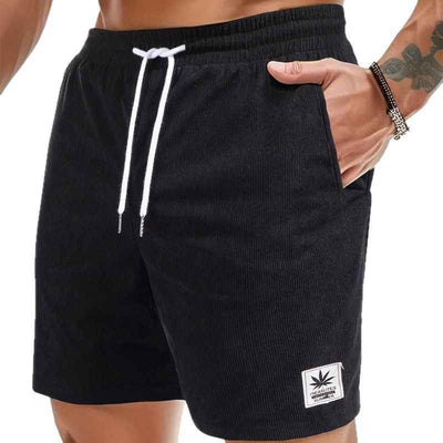 Summer Drawstring Leisure Shorts European Size Men's Sports Pants