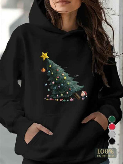Teediy Christmas Ornaments Original Womens Sweatshirts Hoodies Casual Comfy Fall Fashion Outfits Clothes