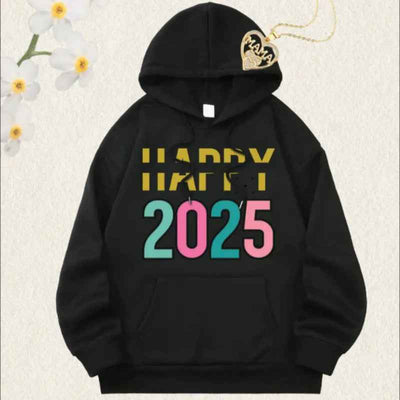 Women'S Casual Christmas Hooded Sweatshirt With Pocket, Pullovers, Long Sleeve With Drawstring, All-Season Sports Hoodie