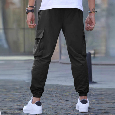Workwear Casual Pants Drawstring Elastic Waist Track Pants SHOPPORA