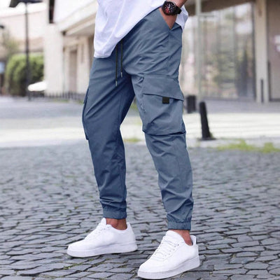 Workwear Casual Pants Drawstring Elastic Waist Track Pants SHOPPORA