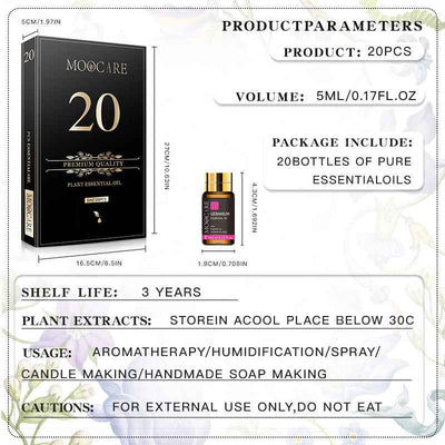 20 PCs Moocare Aromatherapy Oil