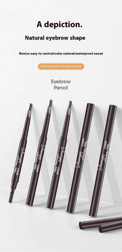 Three-Dimensional Multi-Effect Eyebrow Pencil Double-headed Triangle