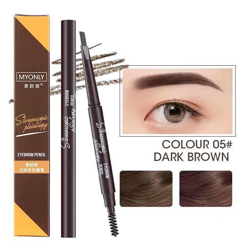 Three-Dimensional Multi-Effect Eyebrow Pencil Double-headed Triangle
