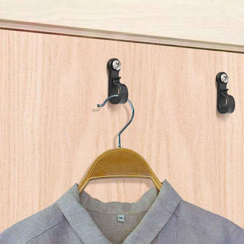 Q-type Hook Black And White Plastic Lighting Chain Hook Christmas Lights Outdoor Wire Flower Basket Hook