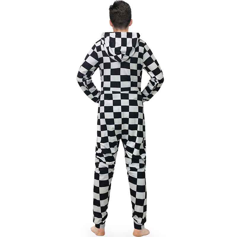 Check jumpsuit