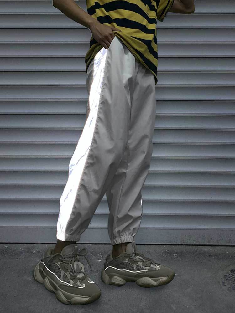 Colorful Luminous Reflective Couple Camouflage Sweatpants SHOPPORA