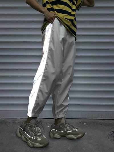 Colorful Luminous Reflective Couple Camouflage Sweatpants SHOPPORA