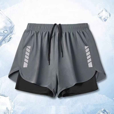 Men's Boxer Double-layer Fashion Swimming Trunks