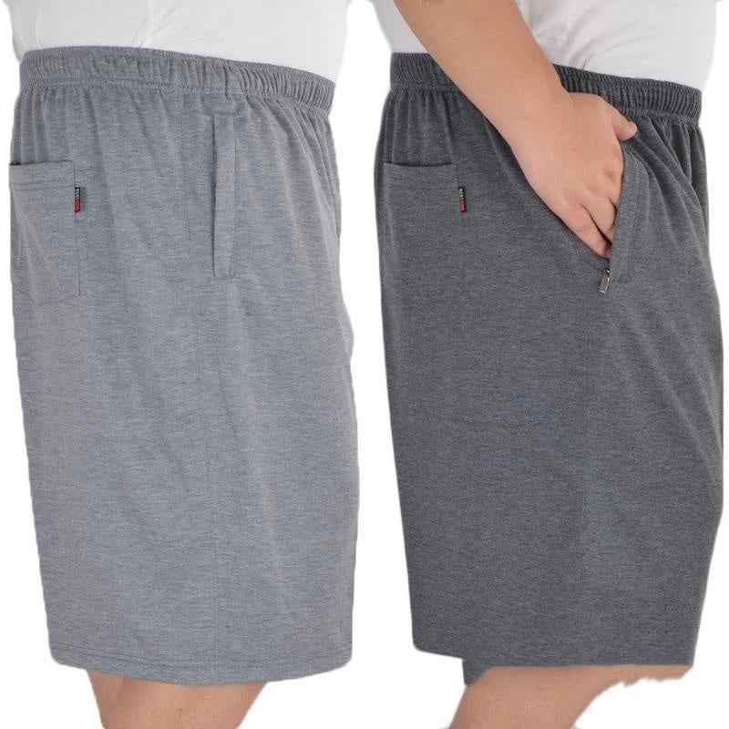 Plus-sized Plus-sized Sports Shorts Men's High Waist Deep Crotch Stretch Pants