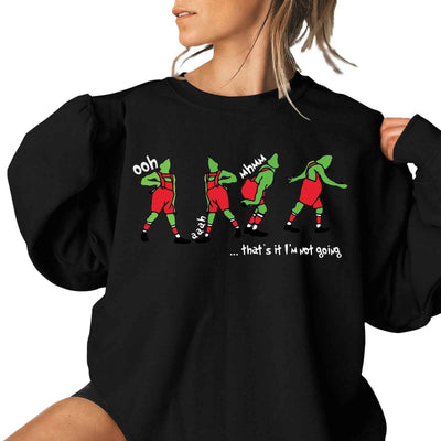 Ladies New Christmas Pattern Printing Casual Sweatshirt