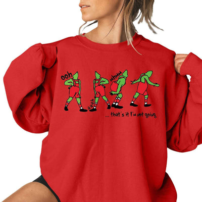 Ladies New Christmas Pattern Printing Casual Sweatshirt