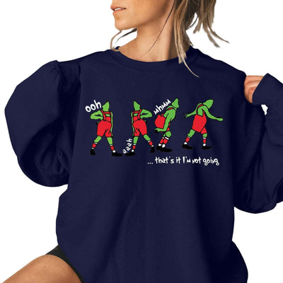 Ladies New Christmas Pattern Printing Casual Sweatshirt