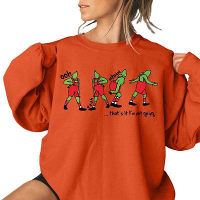 Ladies New Christmas Pattern Printing Casual Sweatshirt